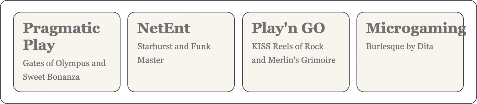 Four game studios named on the page